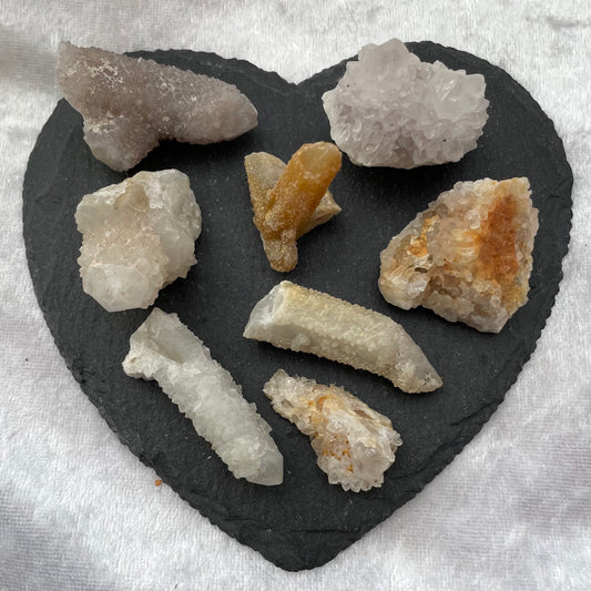 Spirit Quartz cluster points