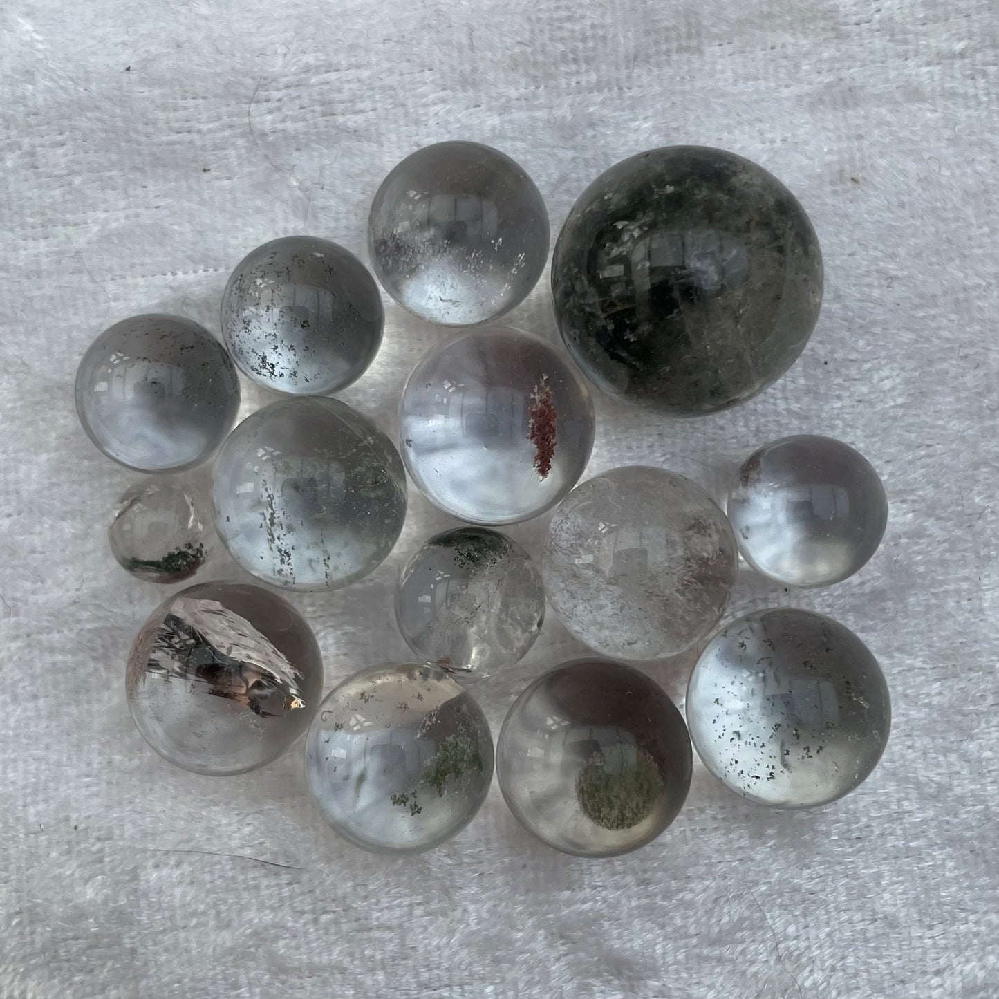 Mini Garden Quartz Spheres