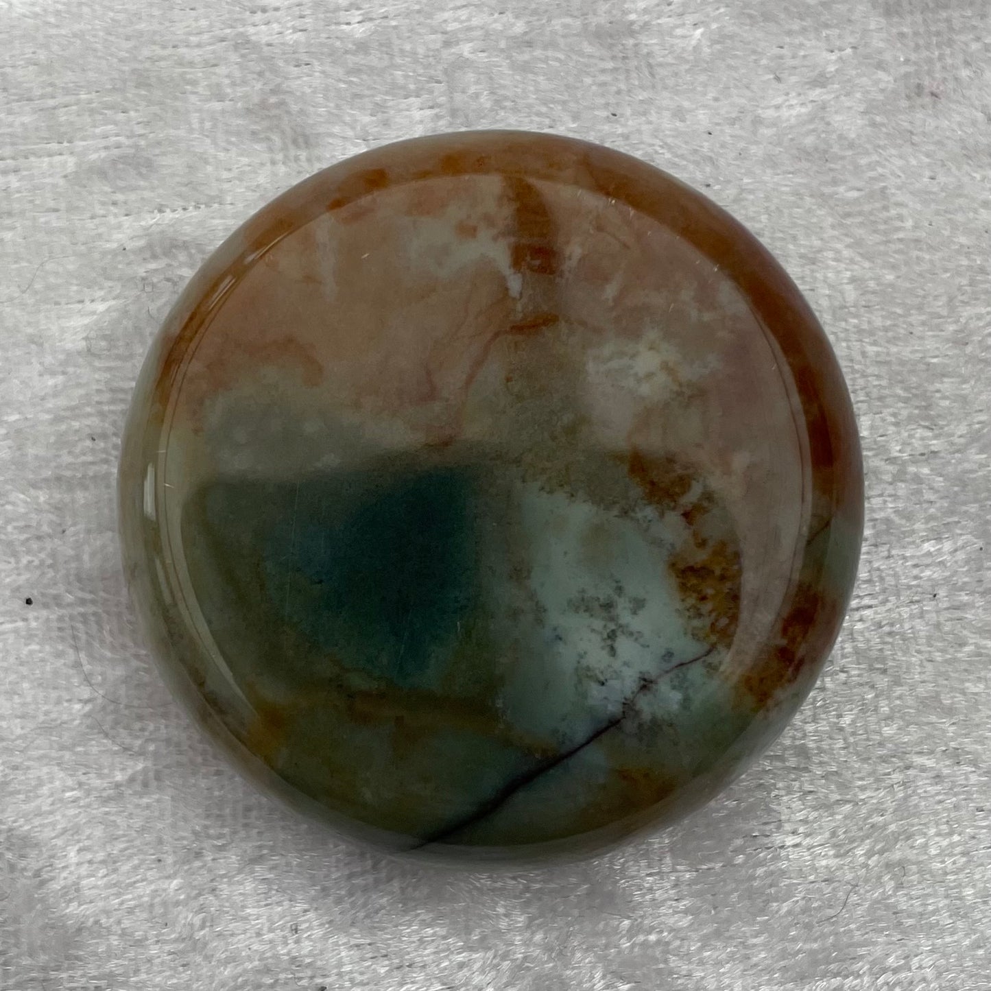 Moss Agate Round Palmstone
