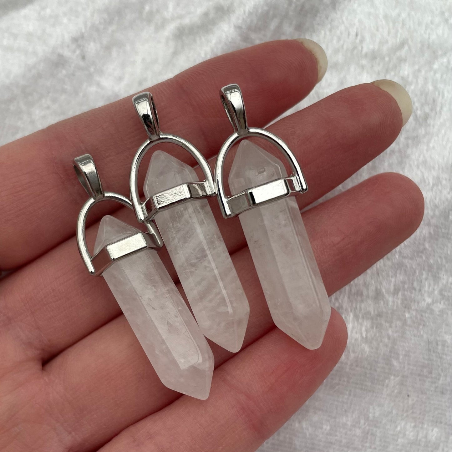 Clear Quartz DT Pendants