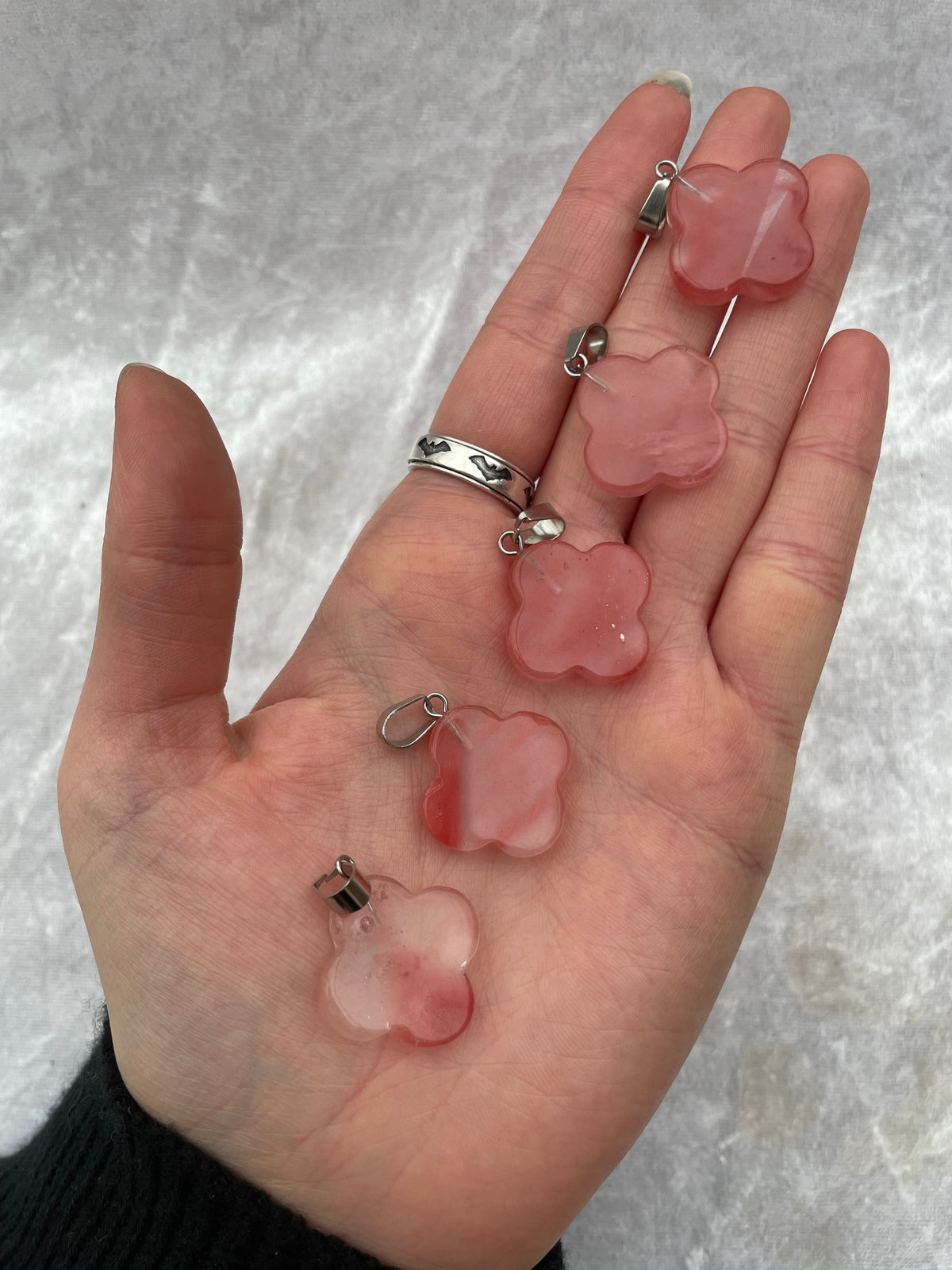 Smelt Flower Pendants