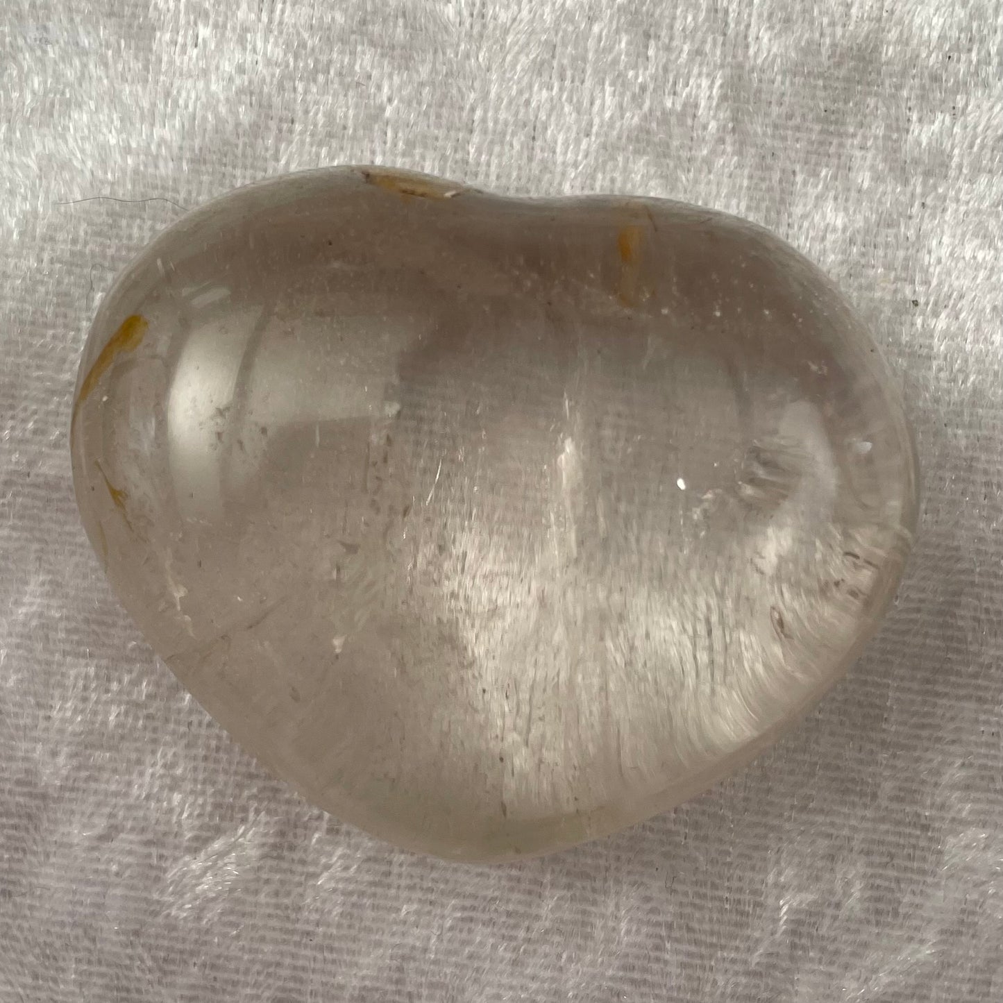 Golden Healer Quartz Heart