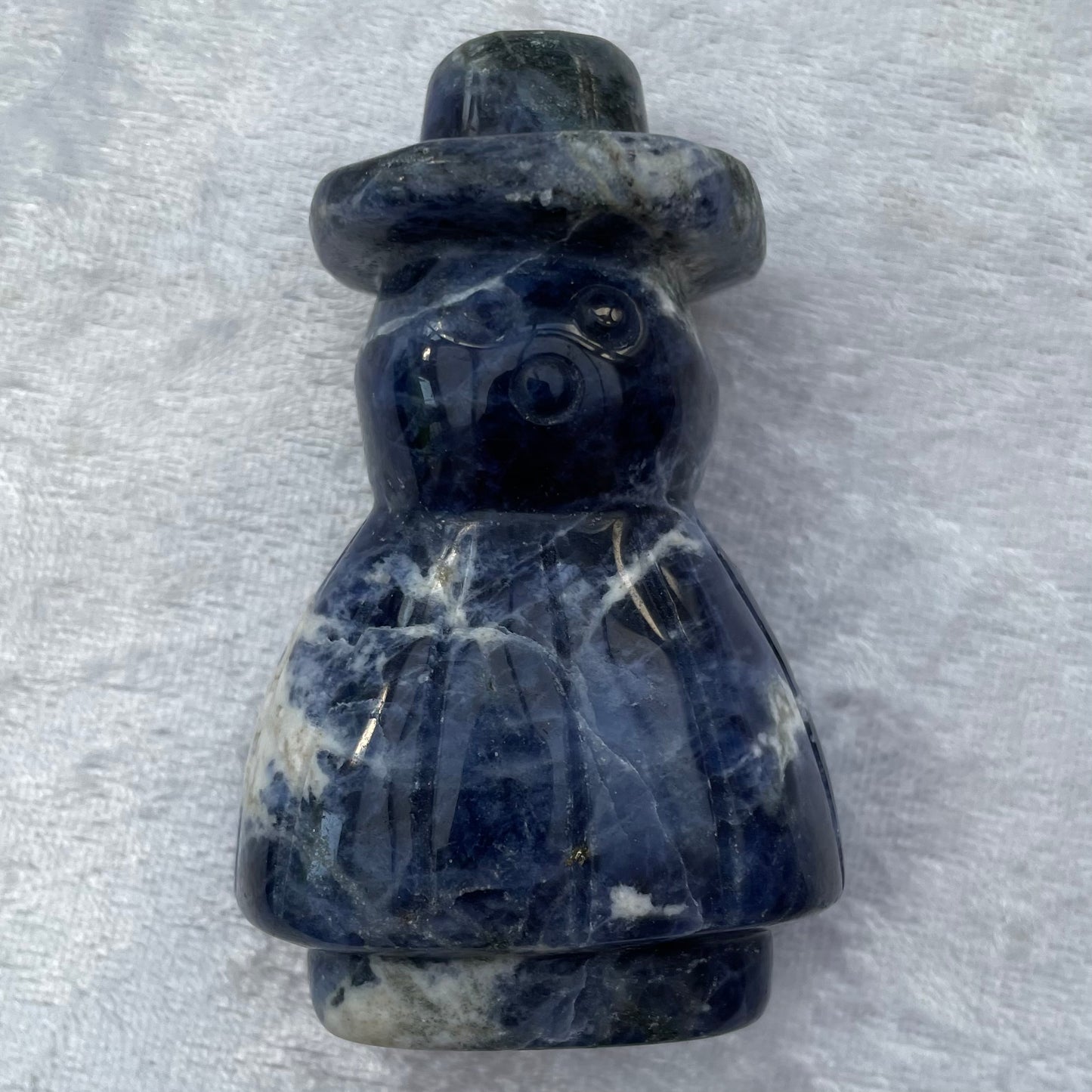 Sodalite Snowman