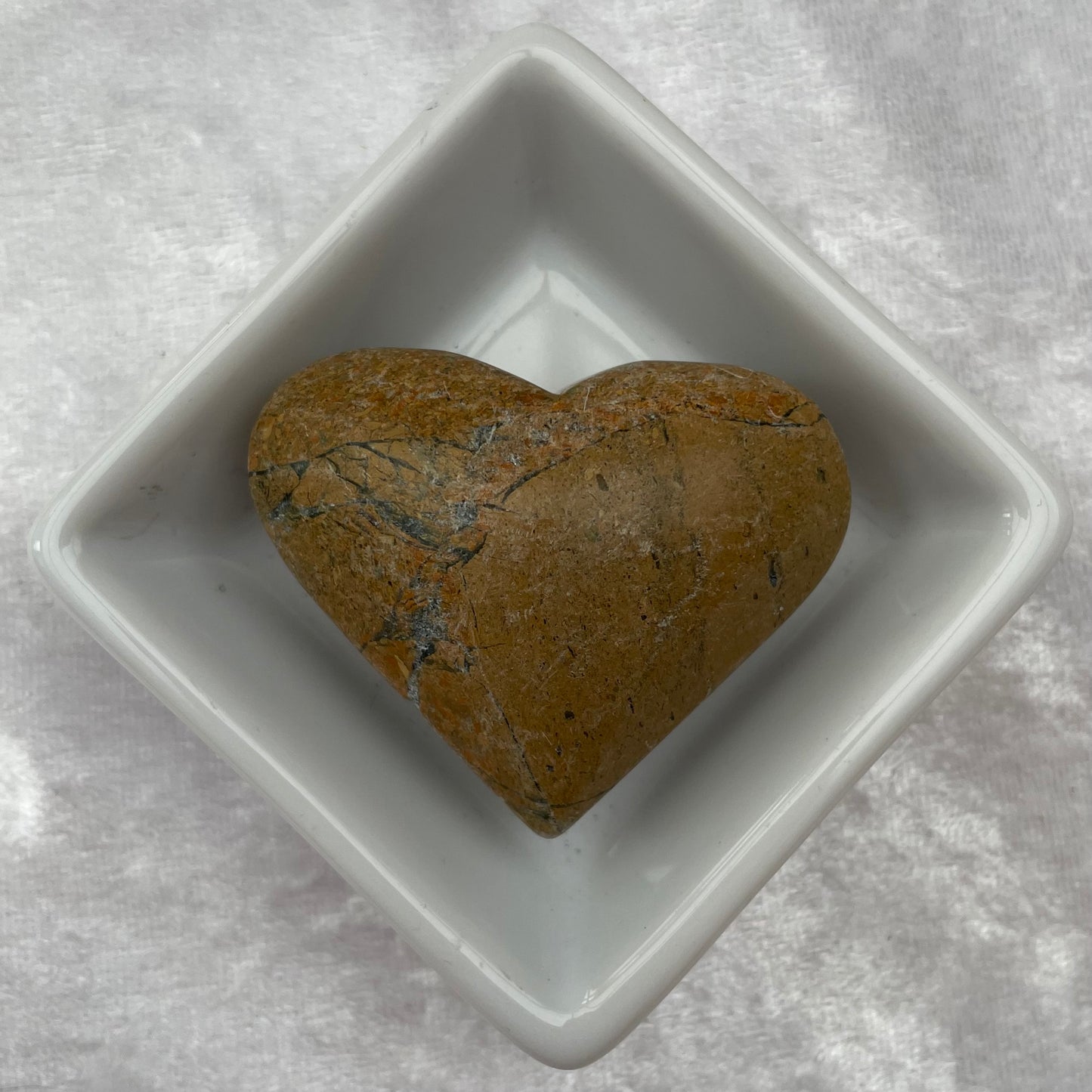 Brown Jasper Heart