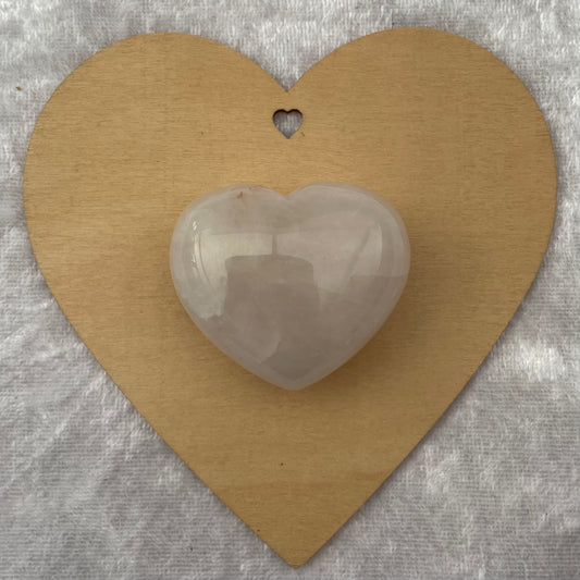 Milky Quartz Heart