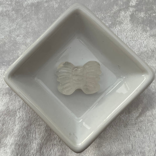Mini Clear Quartz Butterfly Carving
