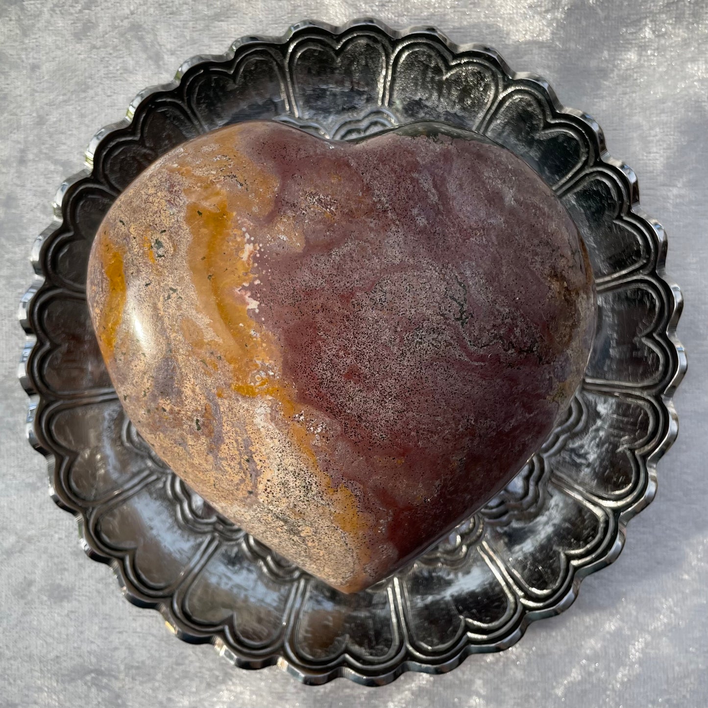 Ocean Jasper Heart