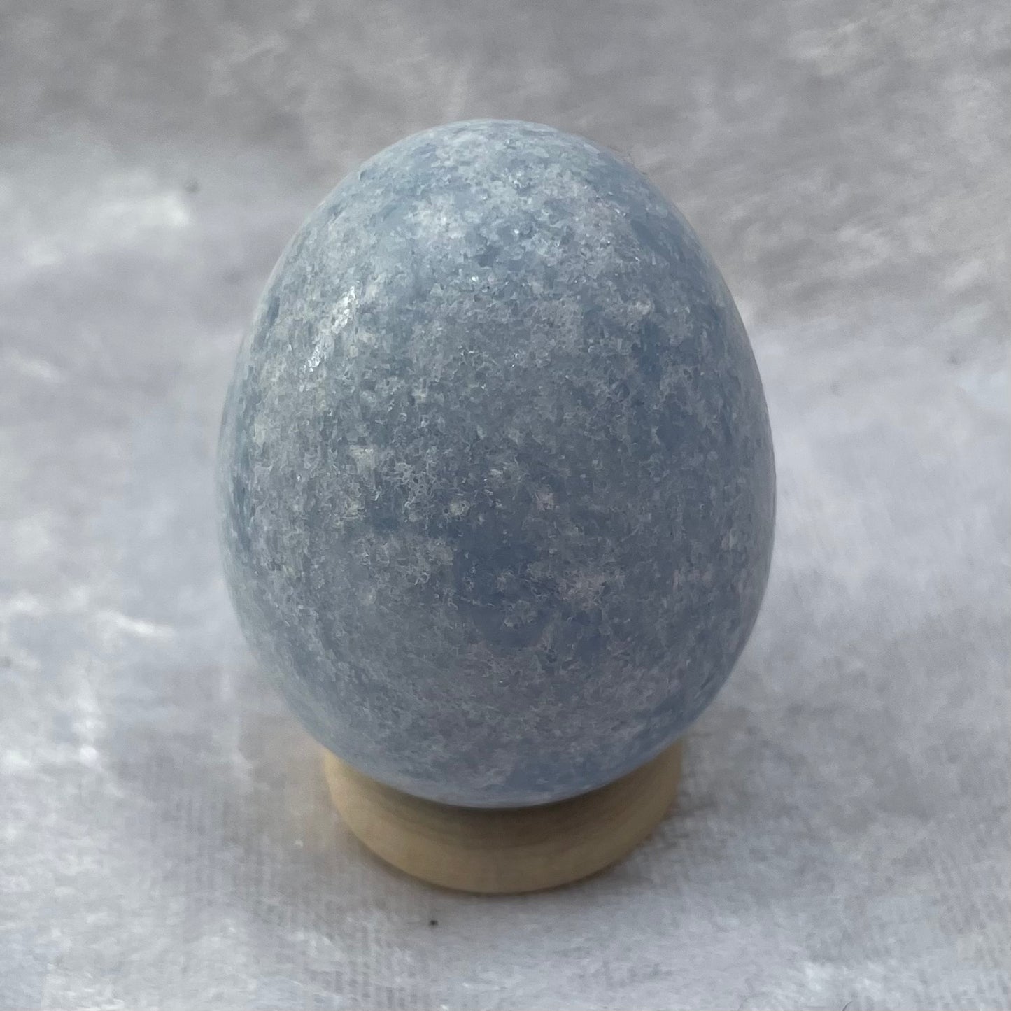 Blue Calcite Egg