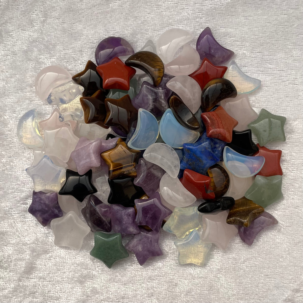 Mini Crystal Stars and Moons