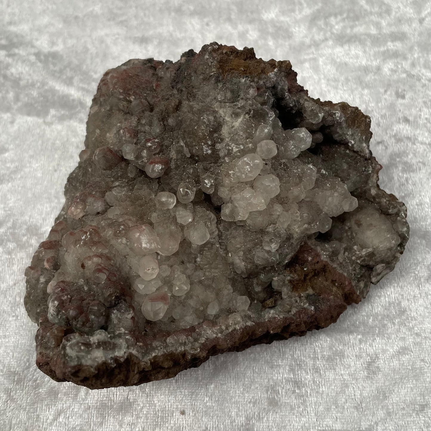 Large Chalcedony Cluster With Iron