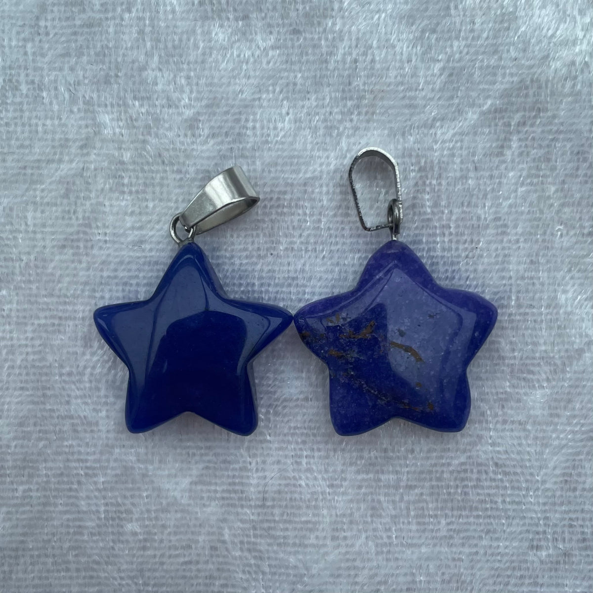 Lapis Lazuli Star Pendants