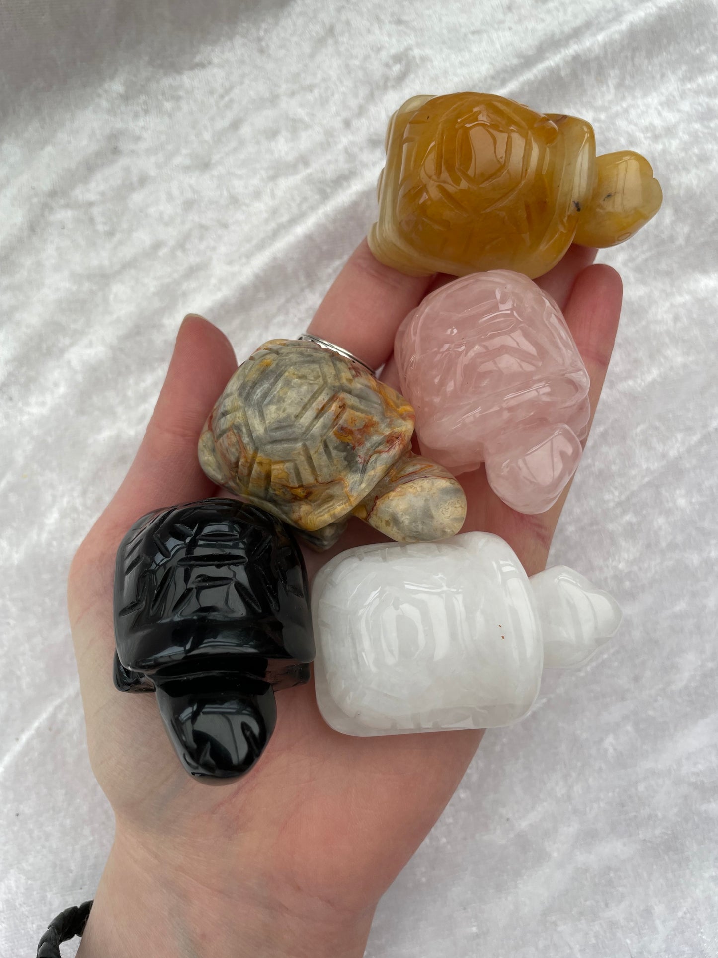 Crystal Tortoise Carvings