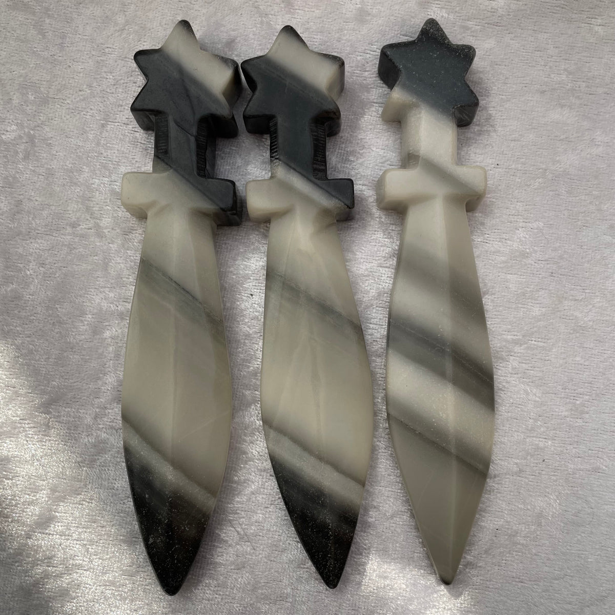 Zebra Jasper Dagger with Star Hilt