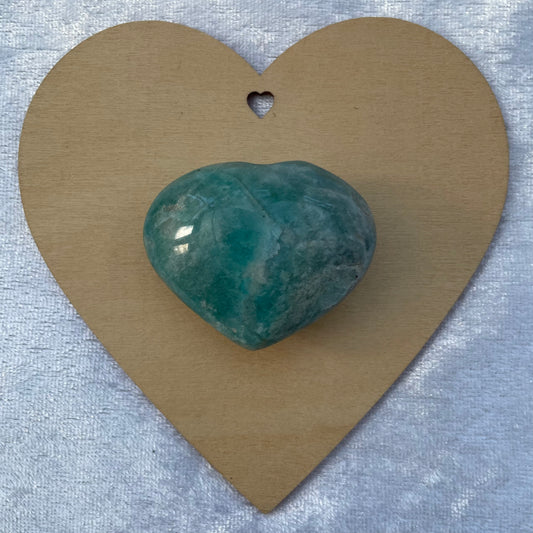 Amazonite Heart