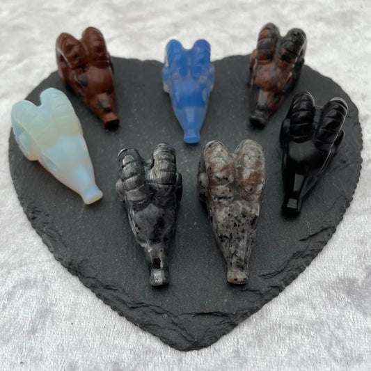 Mini Crystal Ram Heads