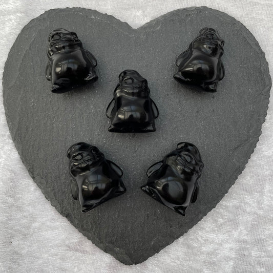 Black Obsidian Nightmare Before Christmas Oogie Boogie Carvings