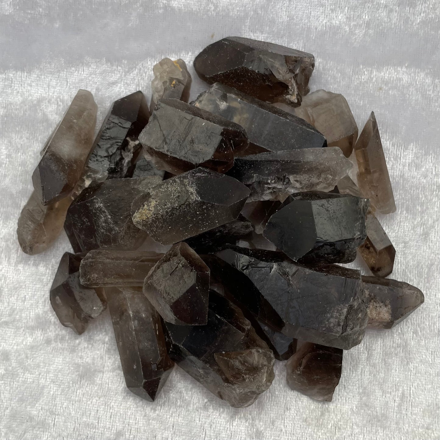 Rough Smoky Quartz Points