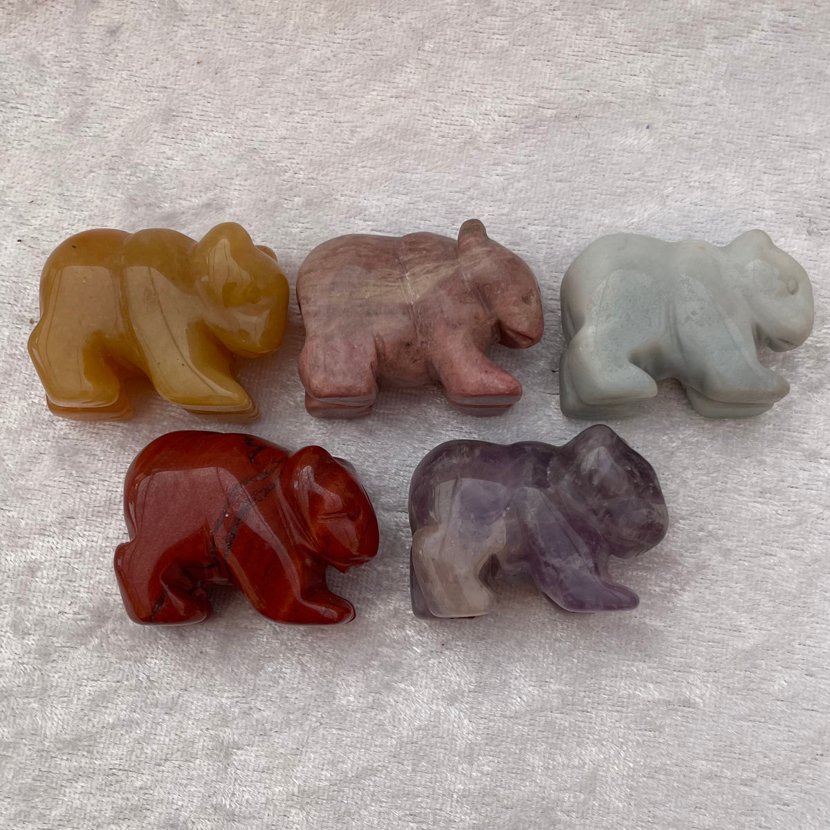 Crystal Bear Carvings