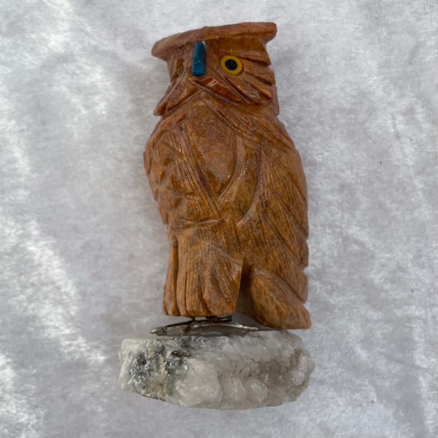 Crystal Owl in Multiple Stones