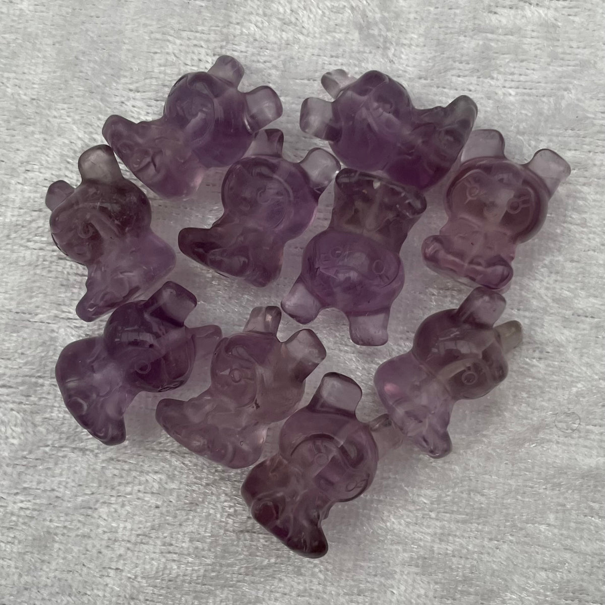 Mini Amethyst Sanrio Kuromi Carvings