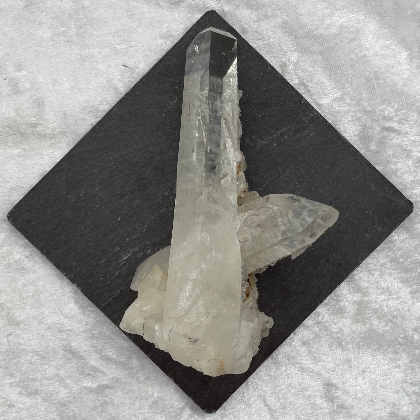 Clear Quartz Point Cluster