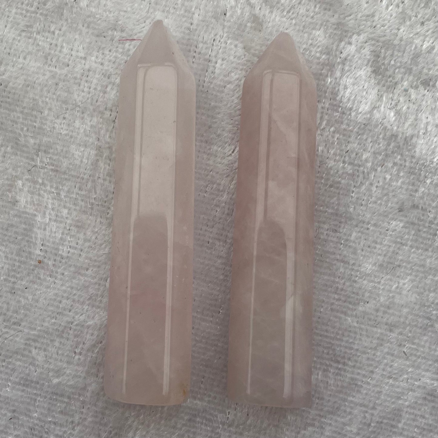 Mini Rose Quartz Tower Points