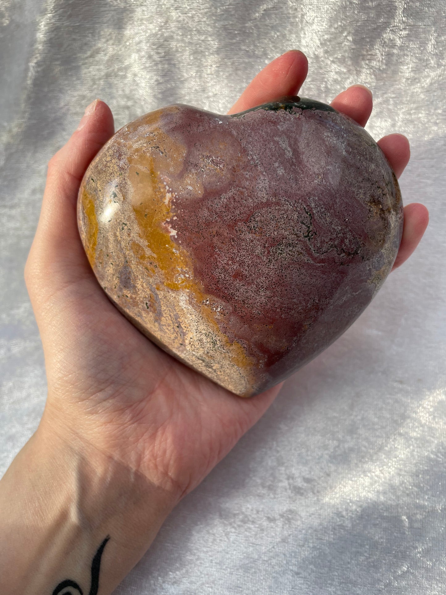 Ocean Jasper Heart