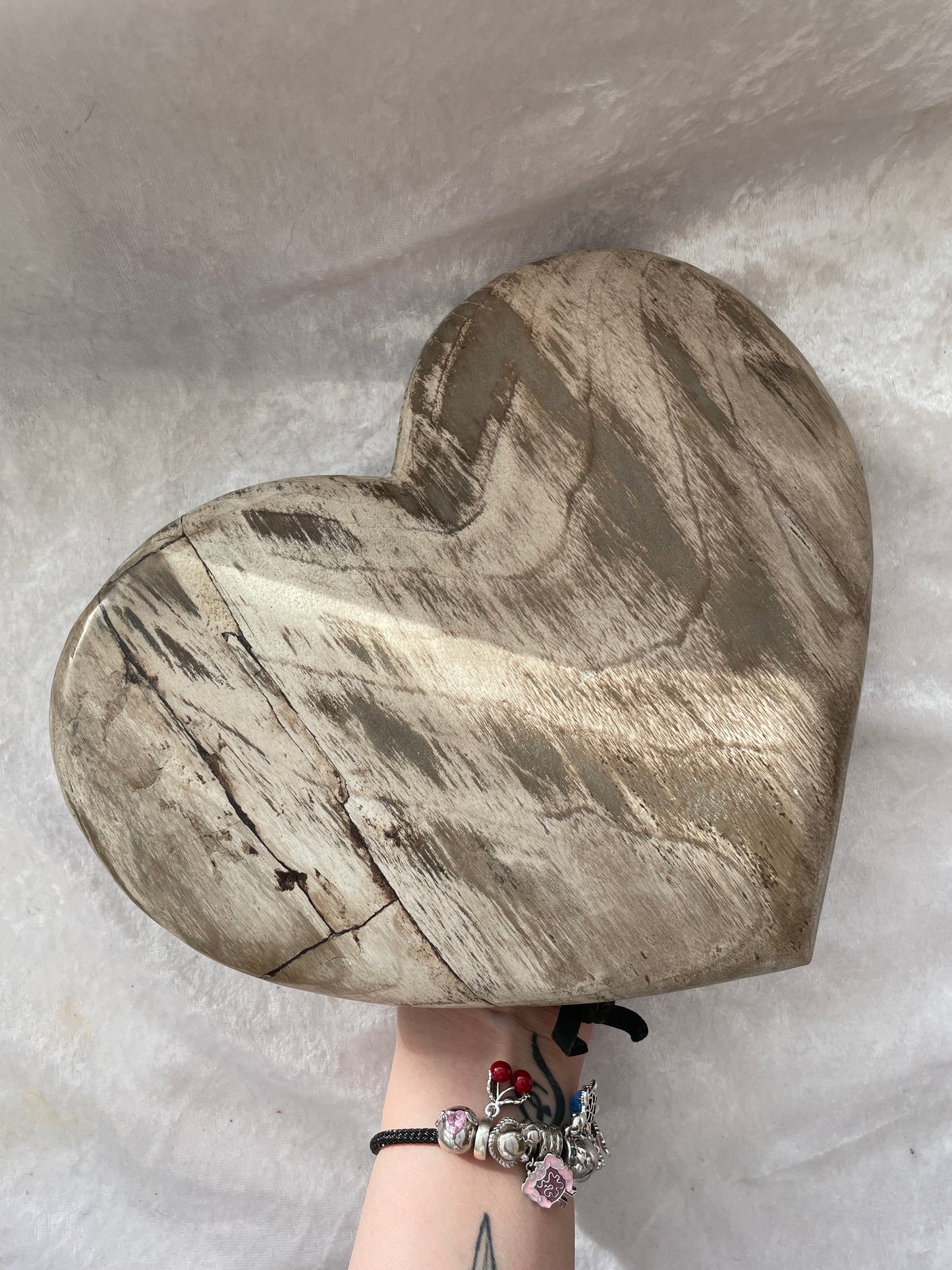 Large Pertified Wood Heart