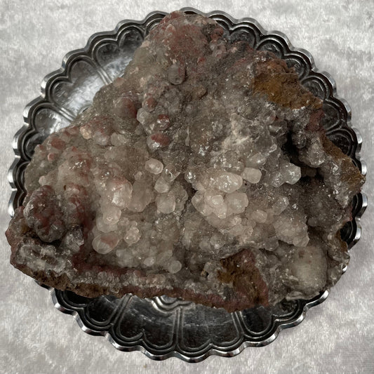 Large Chalcedony Cluster With Iron