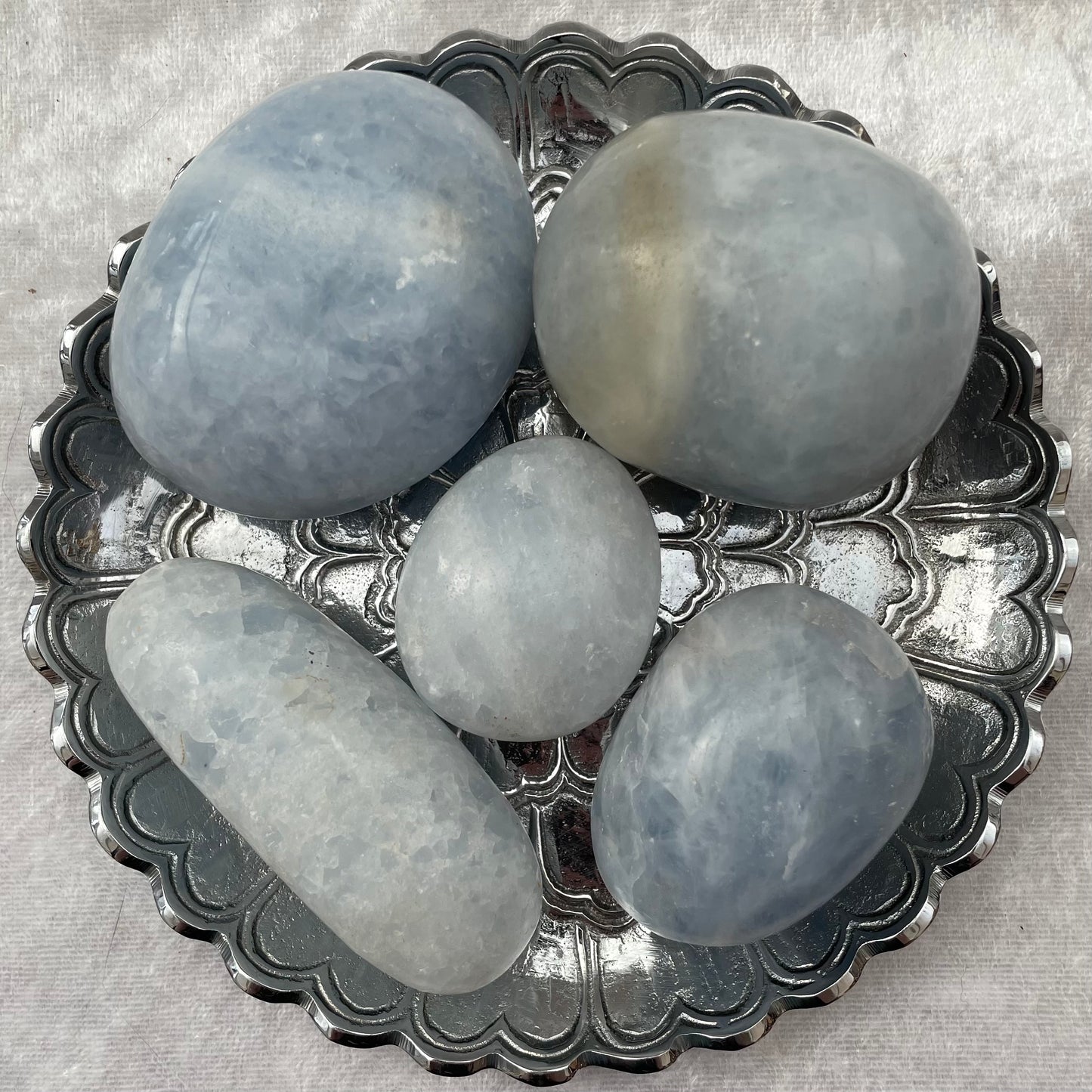 Blue Calcite Freeform Gallets