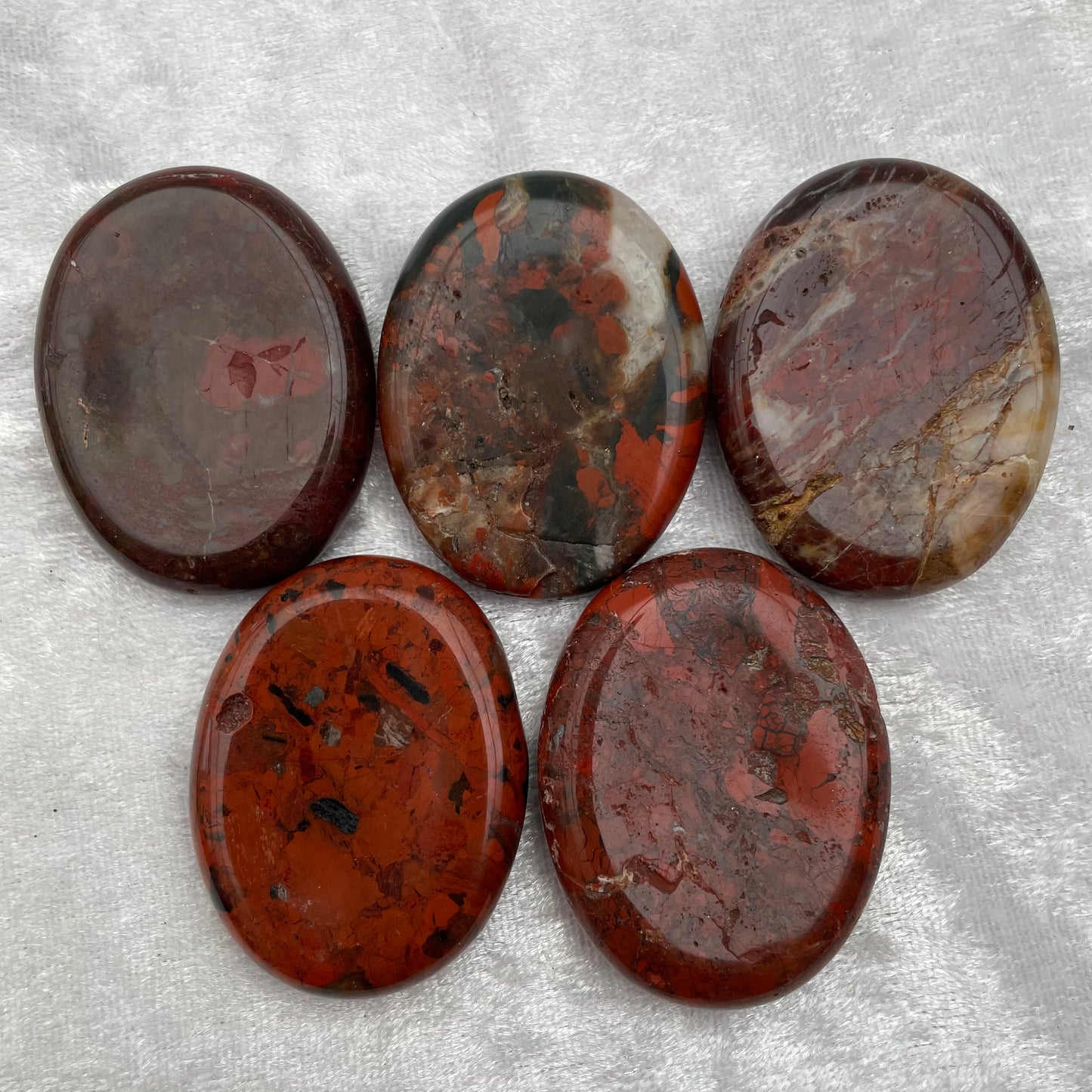 Brecciated Jasper Worry Stones