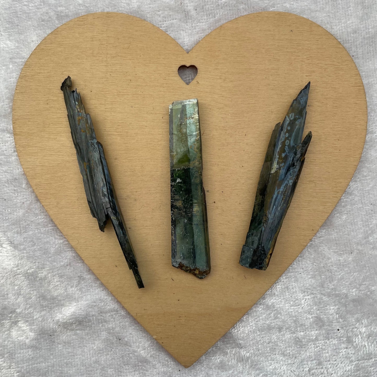 Natural Vivianite Shards