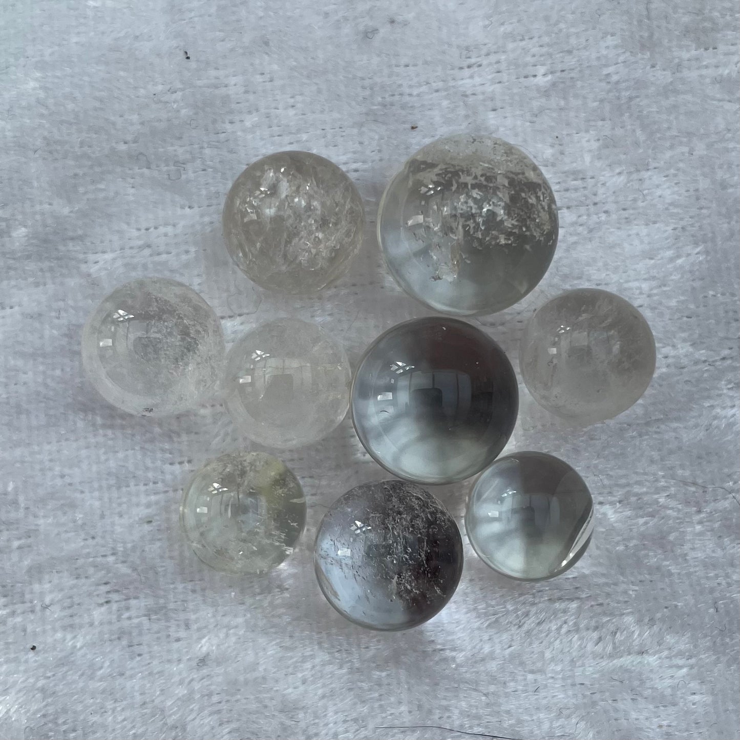 Mini Clear Quartz Spheres