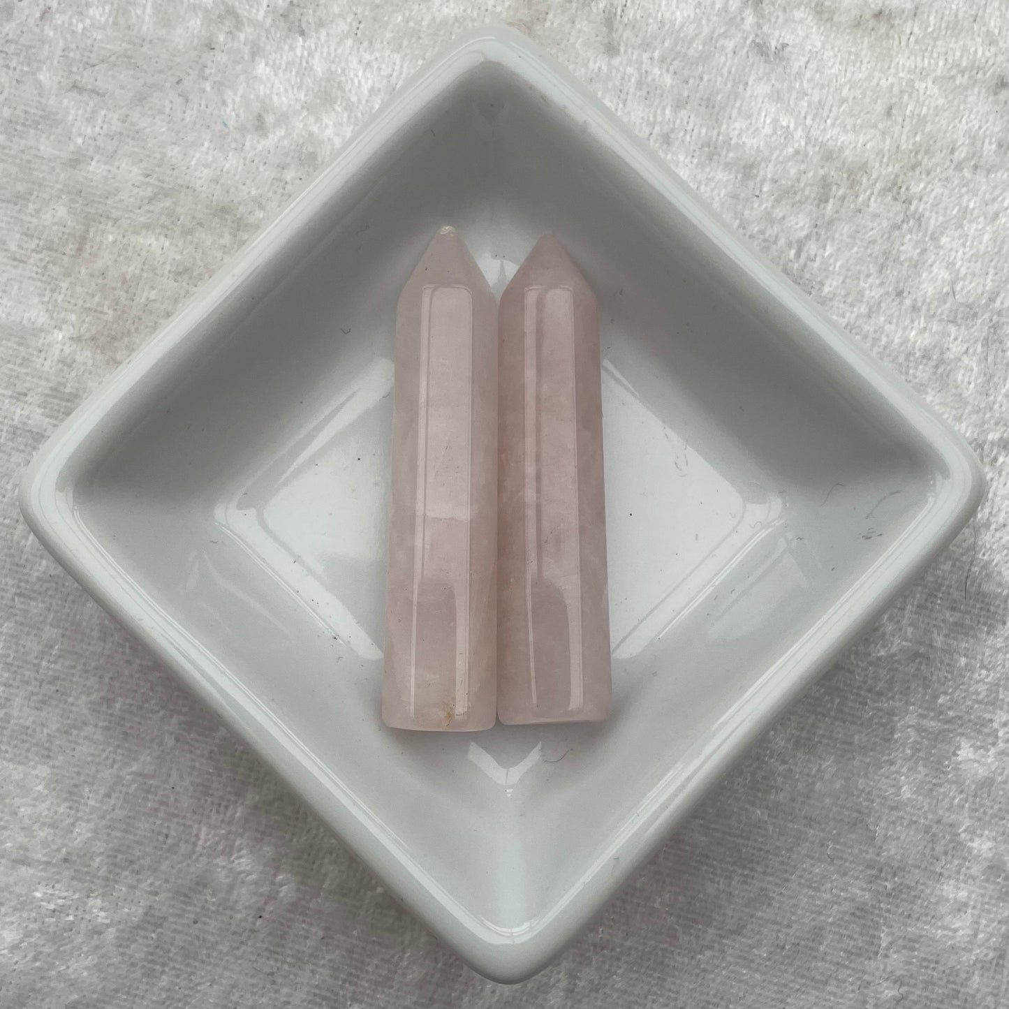 Mini Rose Quartz Tower Points