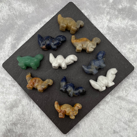 Mini Crystal Brontosaurus Dinosaurs