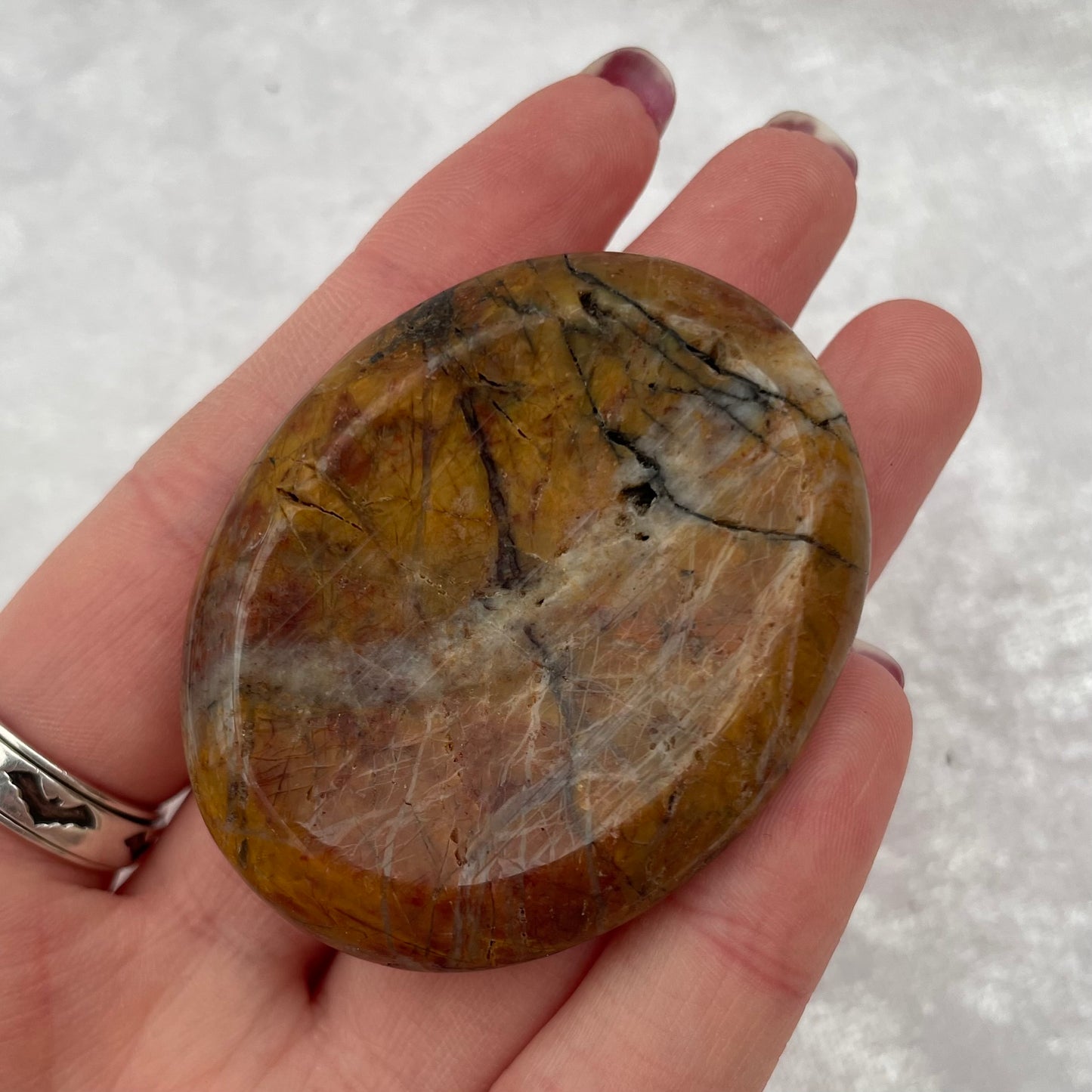 Cherry Creek Jasper Worry Stone