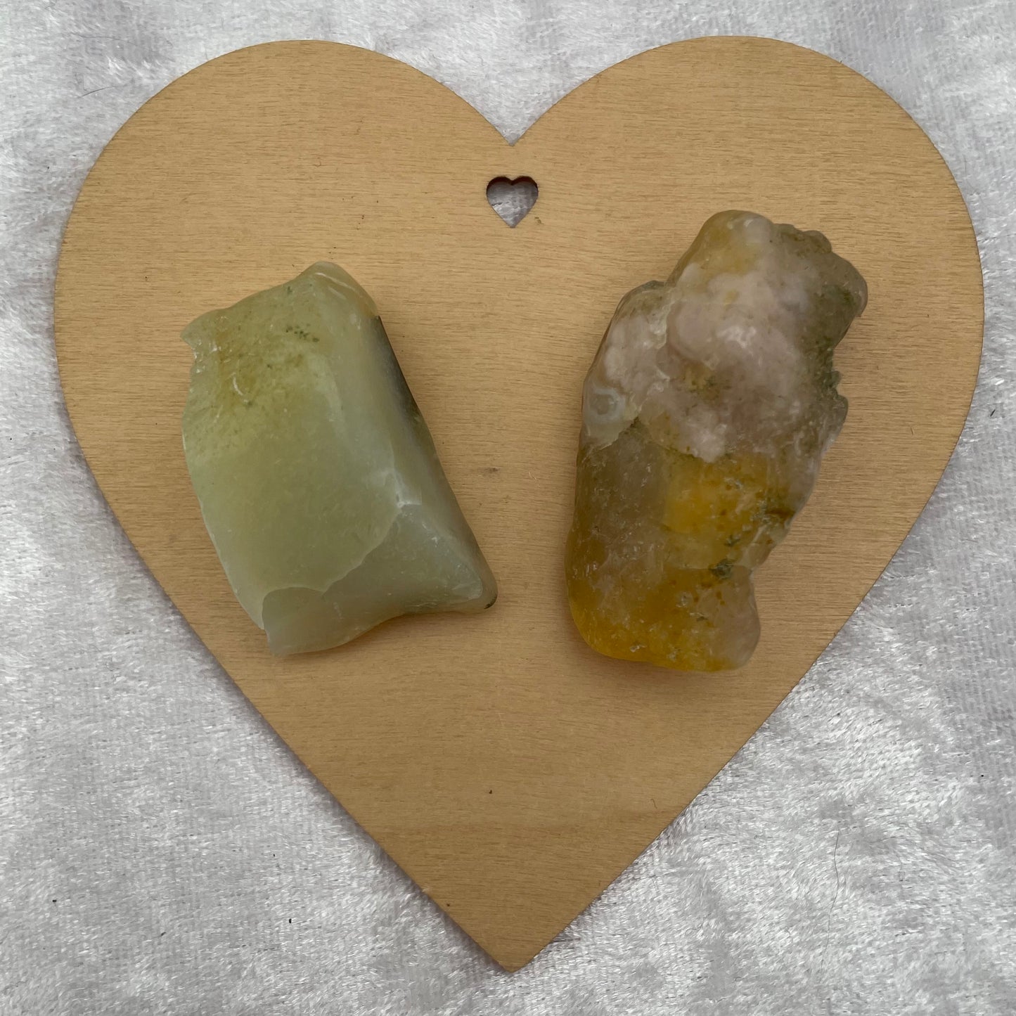 Rough and Polished Half Tumbled Yellow Opal