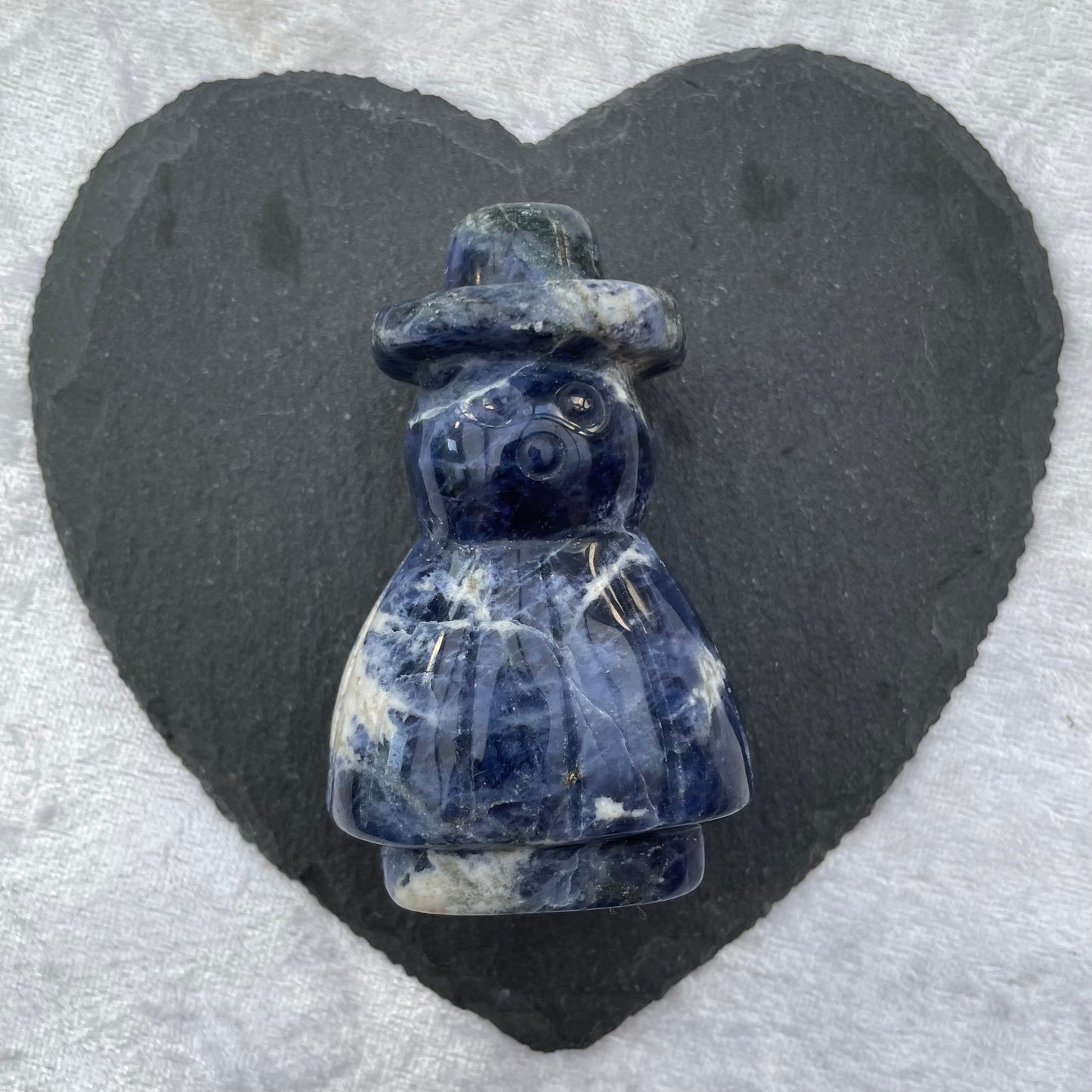 Sodalite Snowman