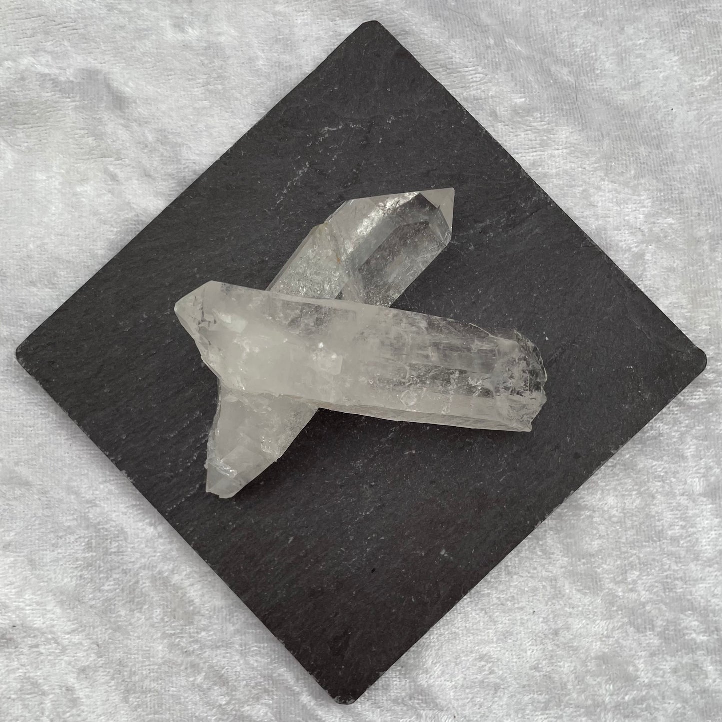 Clear Quartz Point Cluster
