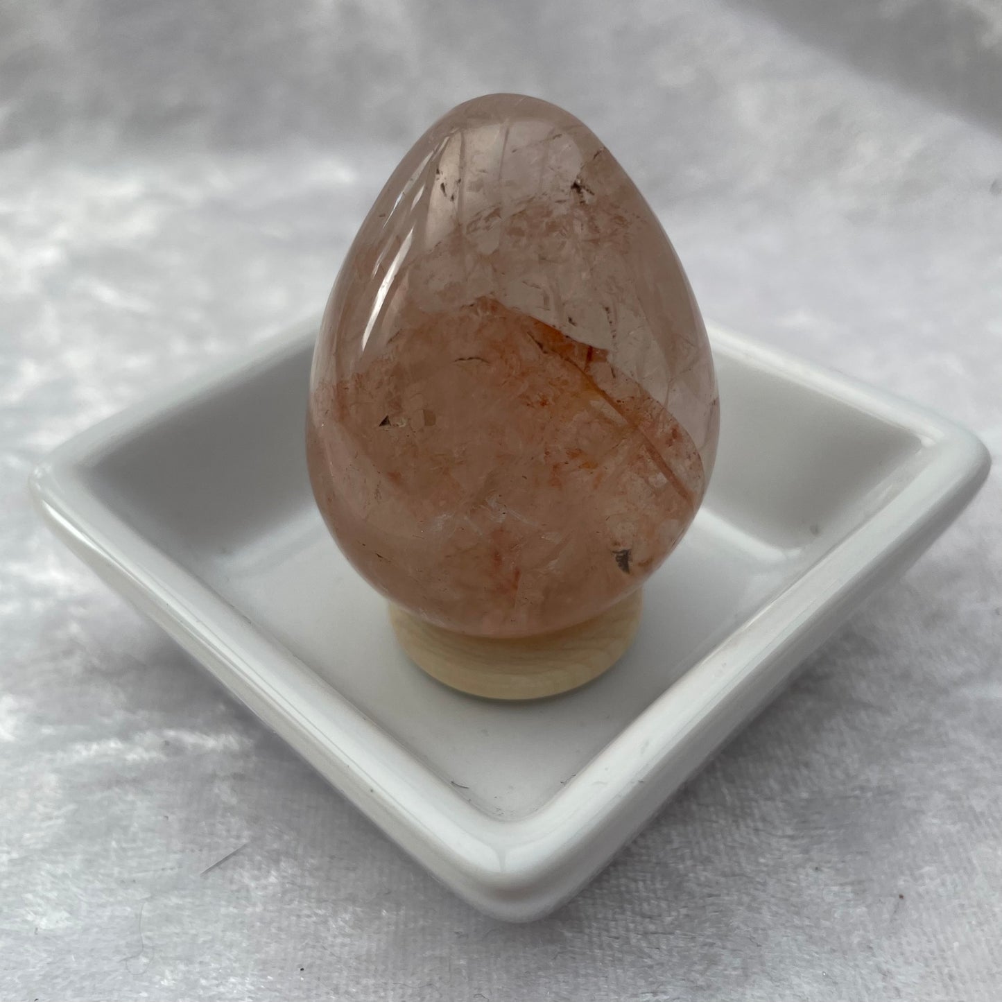 Red Hematoid Quartz Egg