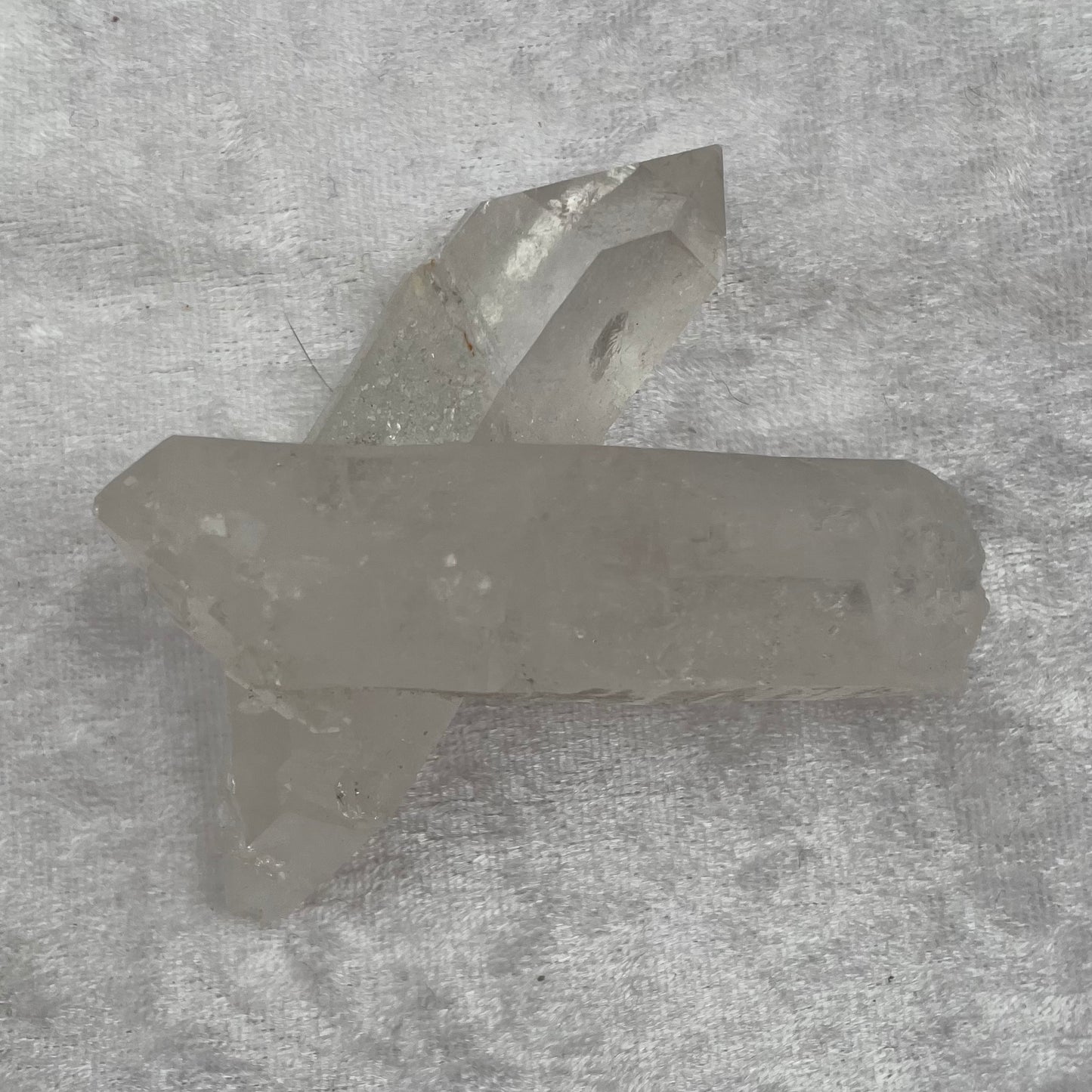 Clear Quartz Point Cluster