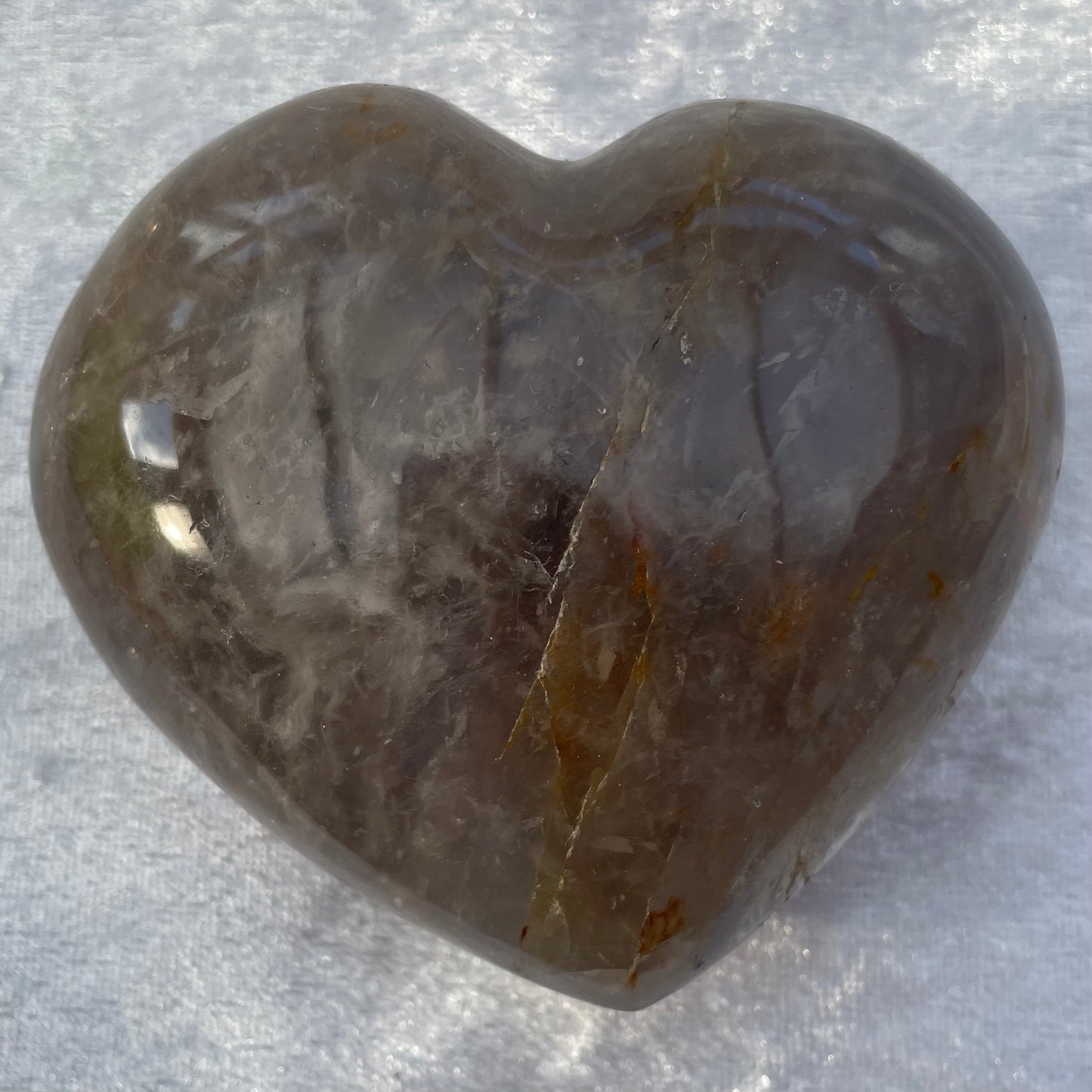 Blue Rose Quartz Heart