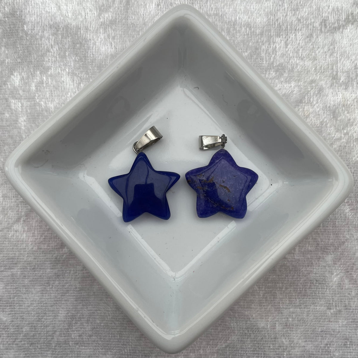 Lapis Lazuli Star Pendants