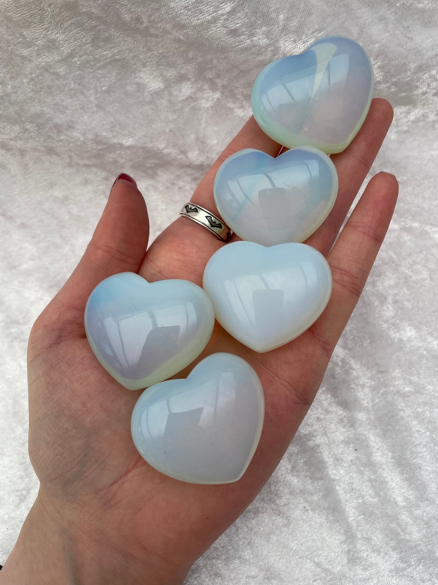 Opalite Hearts