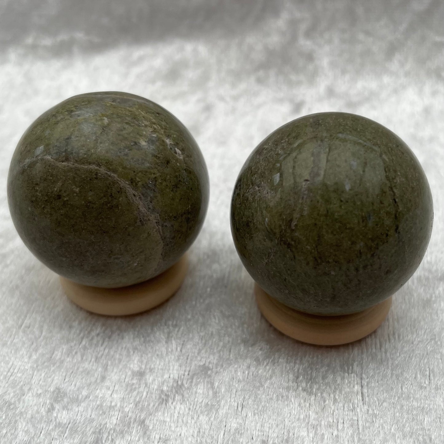 Vesuvianite Spheres