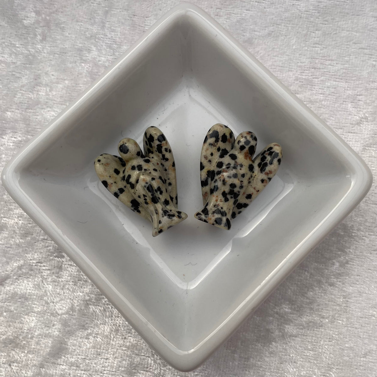 Dalmatian Jasper Mini Angels