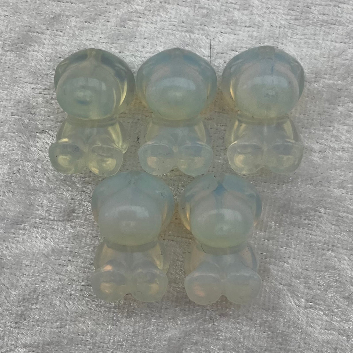 Mini Opalite Charlie Brown Snoopy Carvings