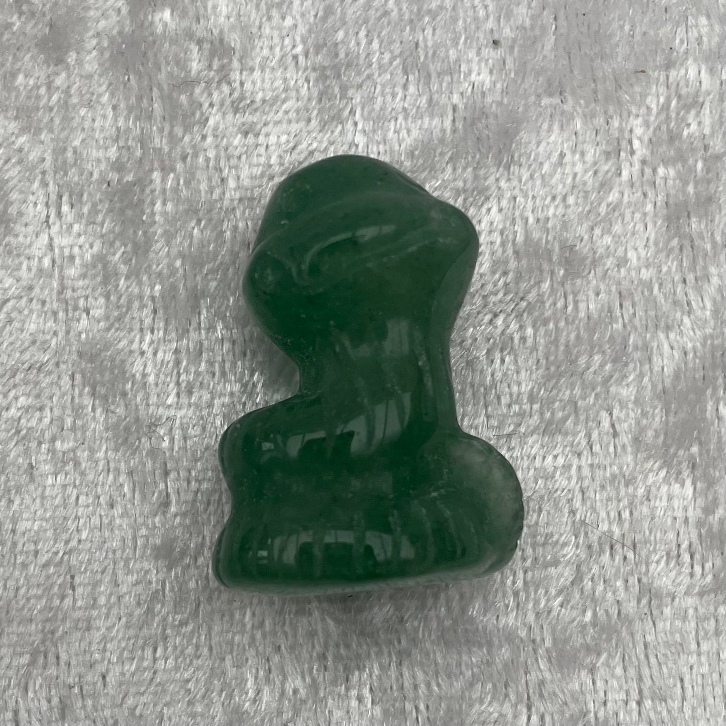 Green Aventurine Snake Carving