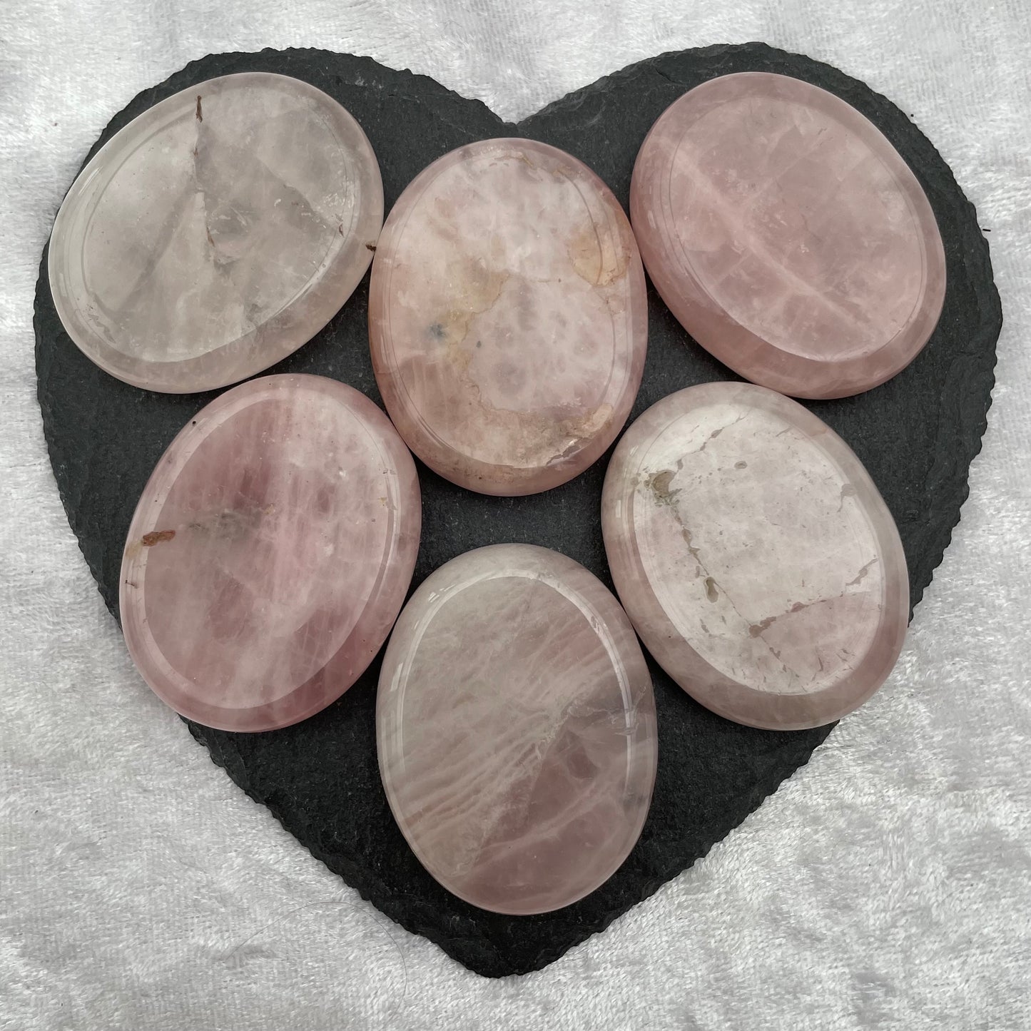 Rose Quartz Worry Stones