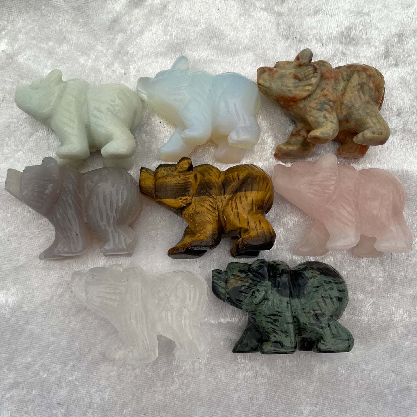 Crystal Bear Carvings